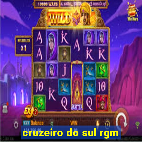 cruzeiro do sul rgm